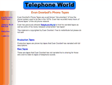 Tablet Screenshot of evan-doorbell.com